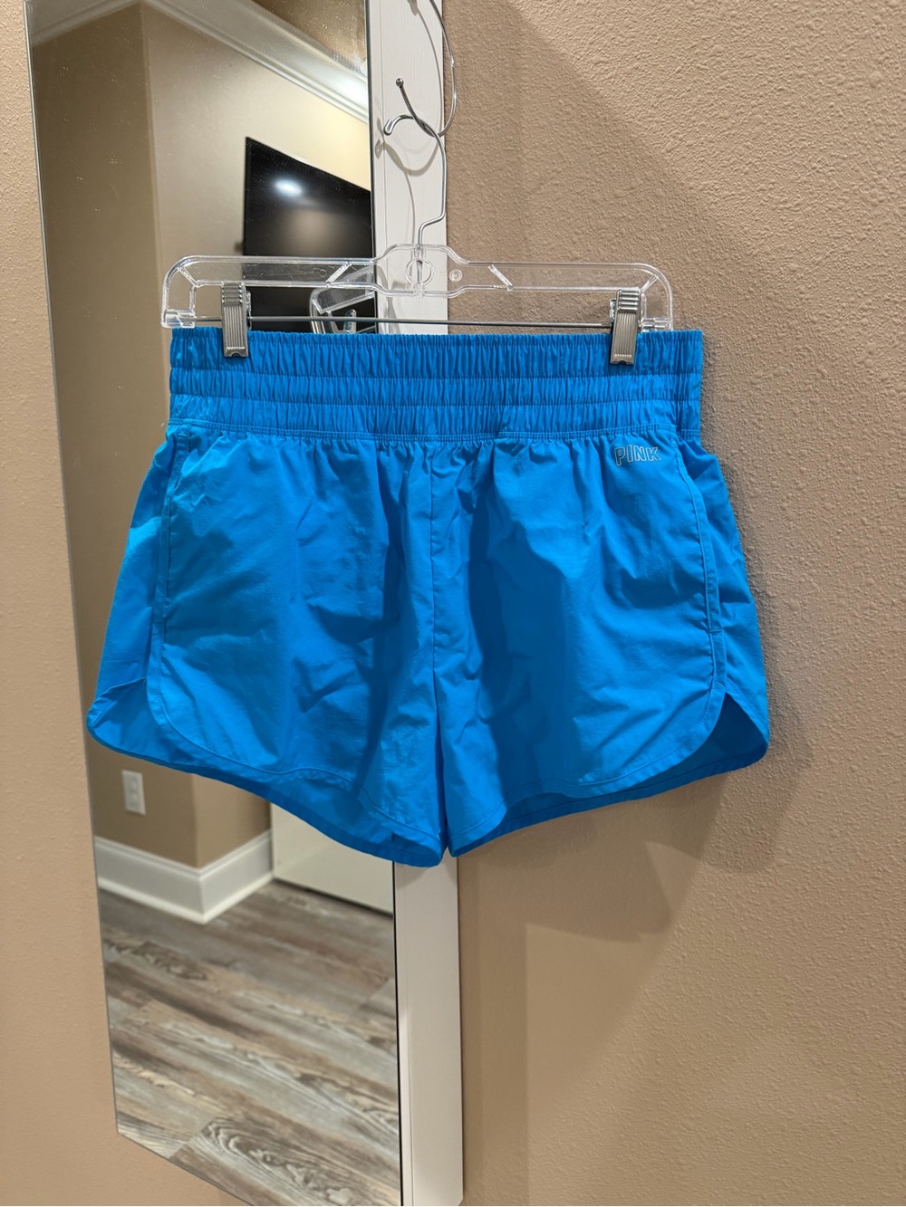 PINK Victoria's Secret Women's Athletic Shorts - Bright Blue